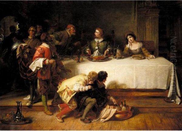 The Banquet Oil Painting by Henry Courtney Selous