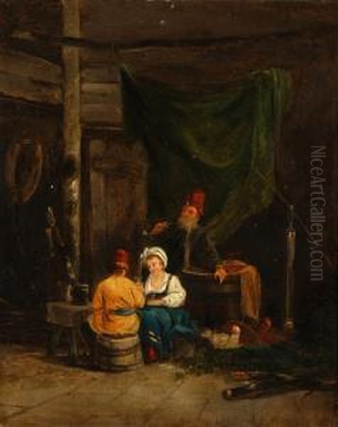 Zugeschrieben Oil Painting by Jacques Albert Senave