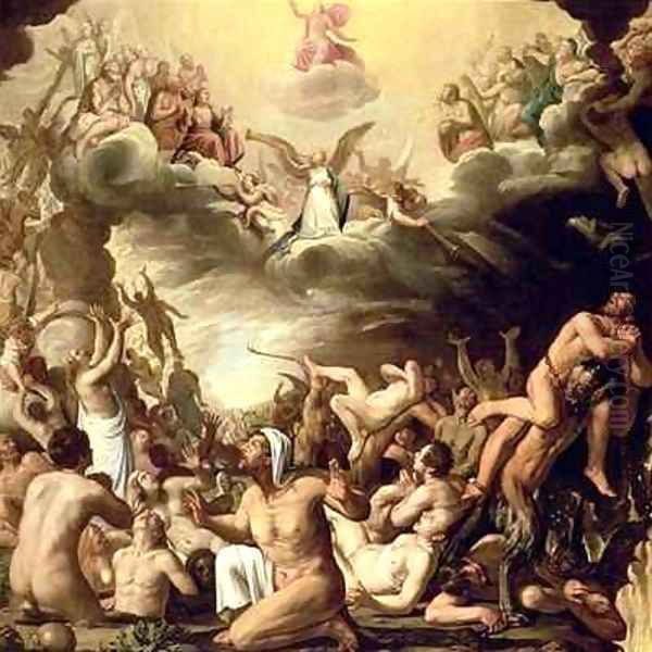 Last Judgement Oil Painting by Nicolaes (Pickenoy) Eliasz