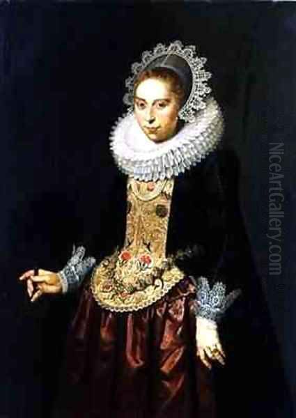 Portrait of a Young Lady Oil Painting by Nicolaes (Pickenoy) Eliasz