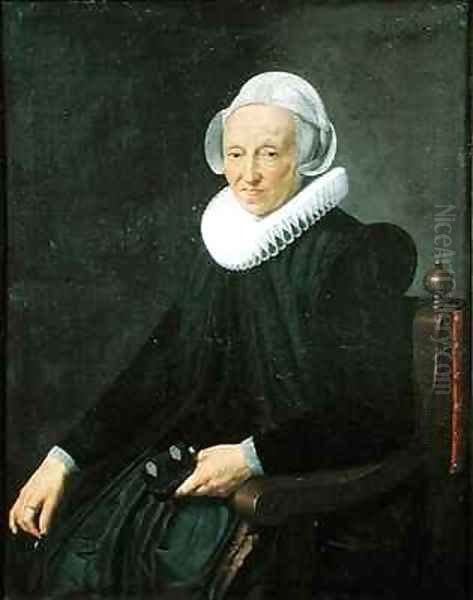 Portrait of an Old Woman Oil Painting by Nicolaes (Pickenoy) Eliasz