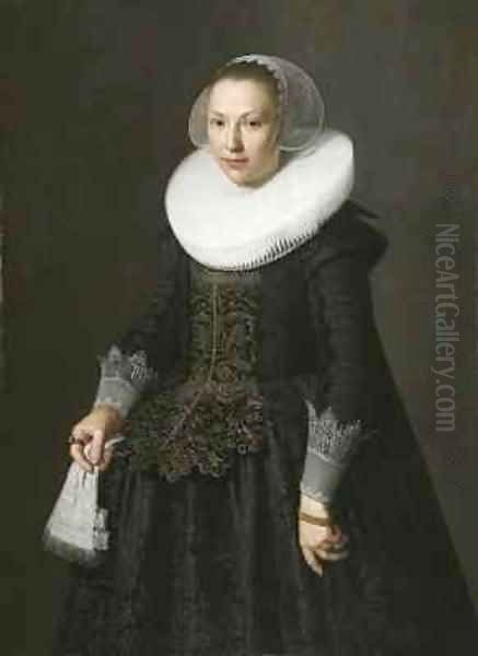 Portrait of a Lady Oil Painting by Nicolaes (Pickenoy) Eliasz