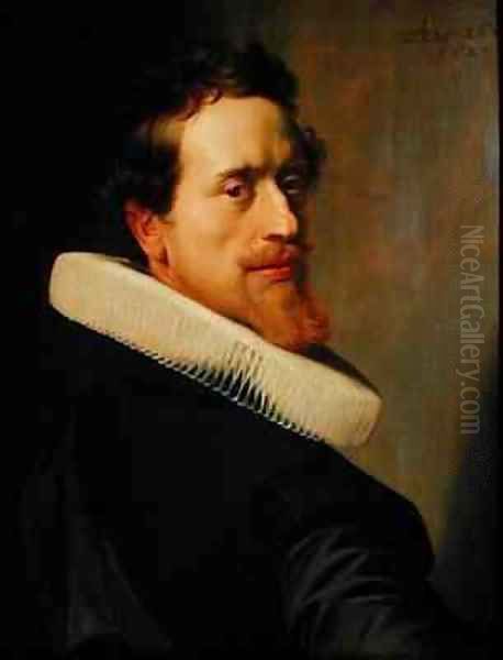 Self Portrait Aged 36 Oil Painting by Nicolaes (Pickenoy) Eliasz