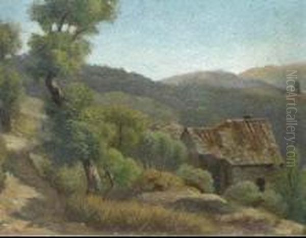 Casolare In Campagna Oil Painting by Pietro Senno