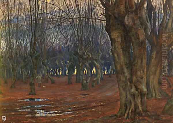 Epping Forest, Walthamstow Oil Painting by Tristram Ellis