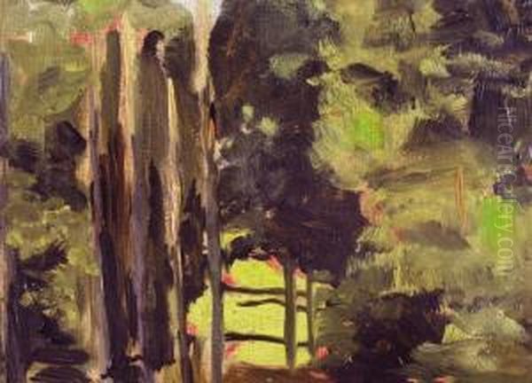 Waldlandschaft Oil Painting by Valentin Aleksandrovich Serov