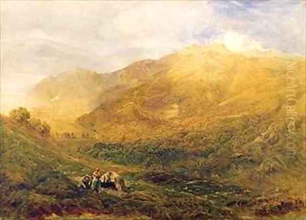 Arthog near Barmouth Oil Painting by Bernard Walter Evans