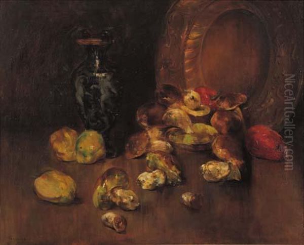 Natura Morta Oil Painting by Luigi Serralunga