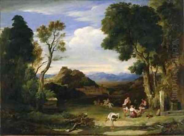 Classical Landscape Oil Painting by Sir Charles Lock Eastlake