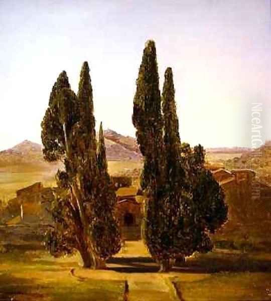 Subiaco Convent of Santa Scholastica Oil Painting by Sir Charles Lock Eastlake