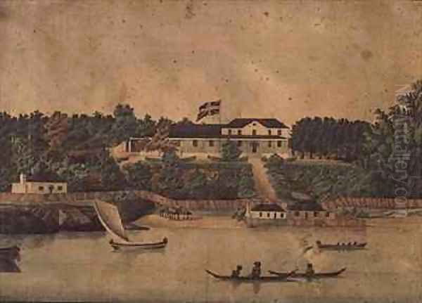 First Government House Sydney Oil Painting by John Eyre