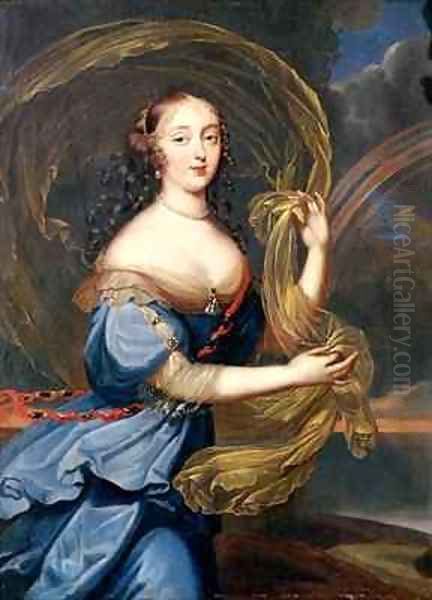 Francoise Athenais de Rochechouart de Mortemart 1640-1707 Marquise of Montespan as Iris Oil Painting by Louis Ferdinand (the Younger) Elle