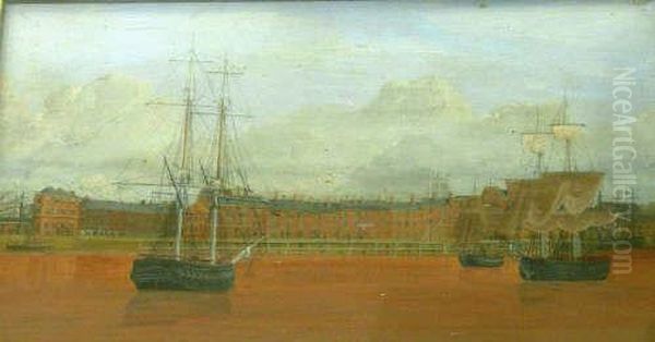 Hull From The Humber Oil Painting by William Frederick Settle