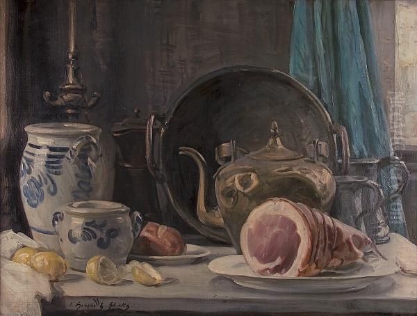 Larder Still Life by William Somerville Shanks