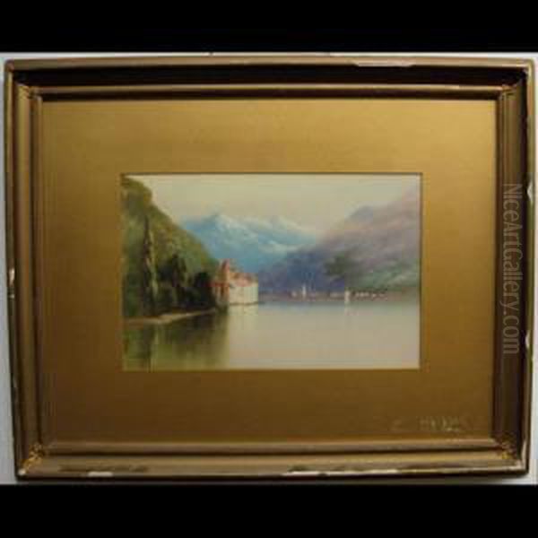 Chill Castle, Switzerland Oil Painting by John Shapland