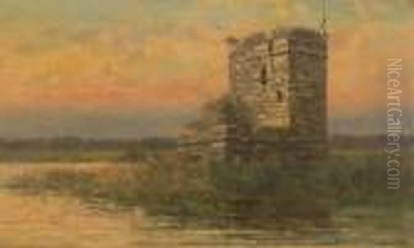 Old Fort At Matanzas, Florida Oil Painting by Frank Henry Shapleigh