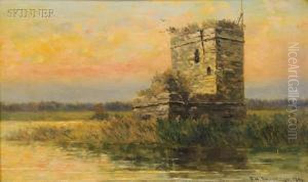 Old Fort At Matanzas, Florida Oil Painting by Frank Henry Shapleigh