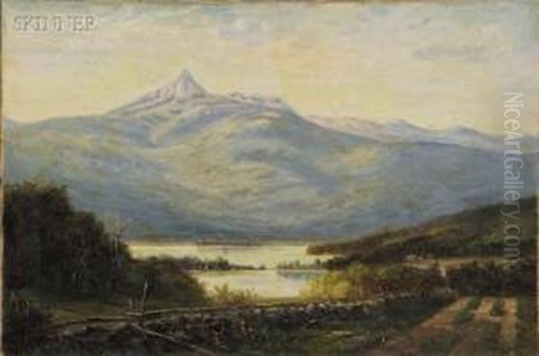 Mt. Chocorua From Tamworth, N.h. Oil Painting by Frank Henry Shapleigh