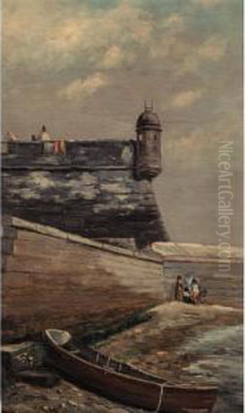 Watch Tower Fort Marion Saint Augustine by Frank Henry Shapleigh