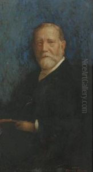 A Portrait Of George Ruthven Thornton Oil Painting by John Byam Liston Shaw