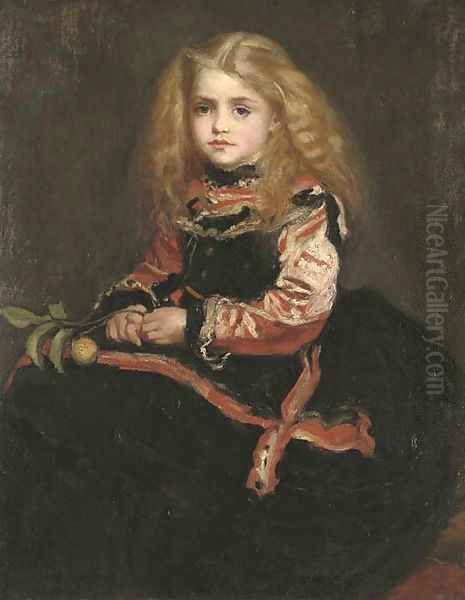 A Souvenir of Velasquez Oil Painting by Ethel Fanny Everett