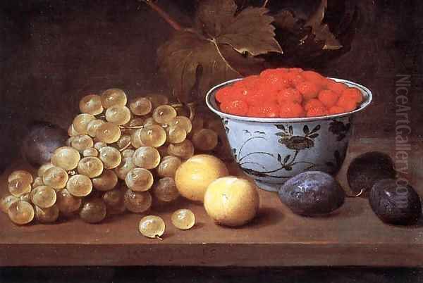 Still-Life with Fruit Oil Painting by Jacob van Es