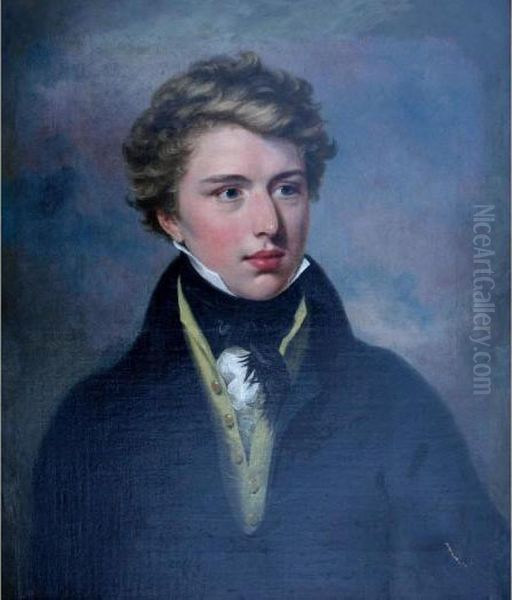 Portrait Of A Young Gentleman Oil Painting by Martin Archer Shee