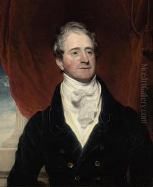 Portrait Of George Watson Taylor (1770-1841), M.p. Oil Painting by Martin Archer Shee