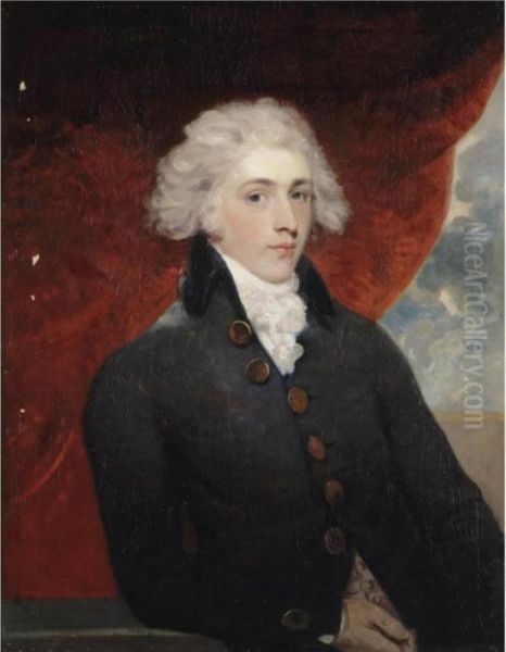 Portrait Of John Pitt, 2nd Earl Of Chatham (1756-1835) Oil Painting by Martin Archer Shee