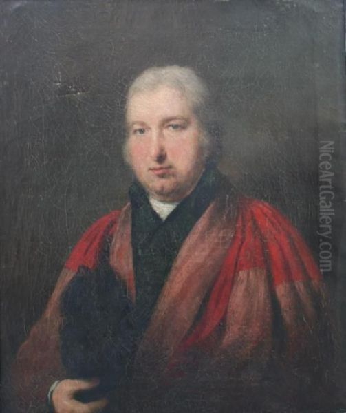 Circle Of Sir Martin Archer 
Shee, Pra Portrait Of Dr. Thomas Monro , Physician And Patron Of The 
Arts Oil Painting by Martin Archer Shee