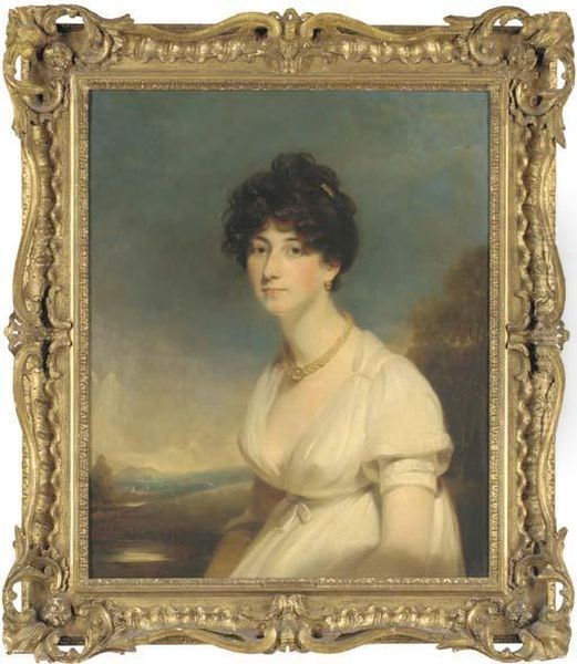 Portrait Of A Lady Oil Painting by Martin Archer Shee