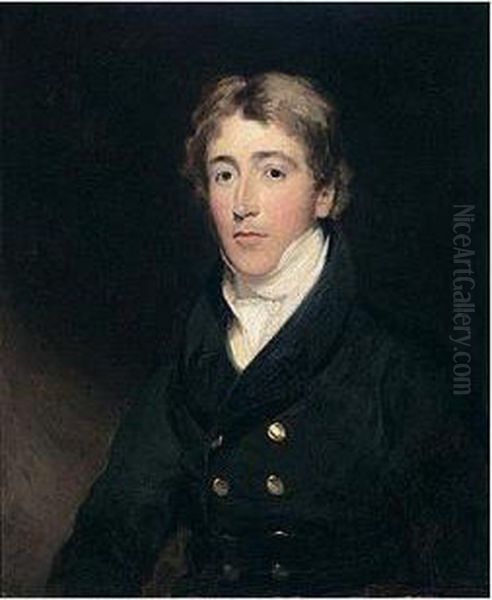 Portrait Of Sir Richard Brooke, 6th Bt. (1785-1865) Oil Painting by Martin Archer Shee