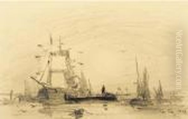 A Collection Of Drawings Of The Majority Of Marine Subjects Oil Painting by George Sheffield