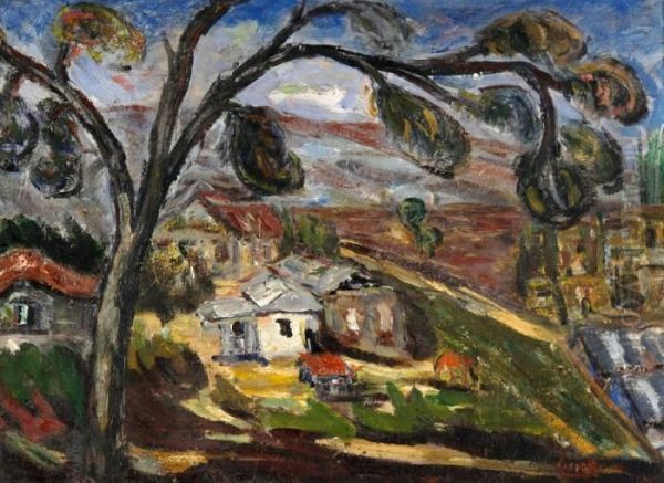 Landscape Oil Painting by Menachem Schmidt Shemi