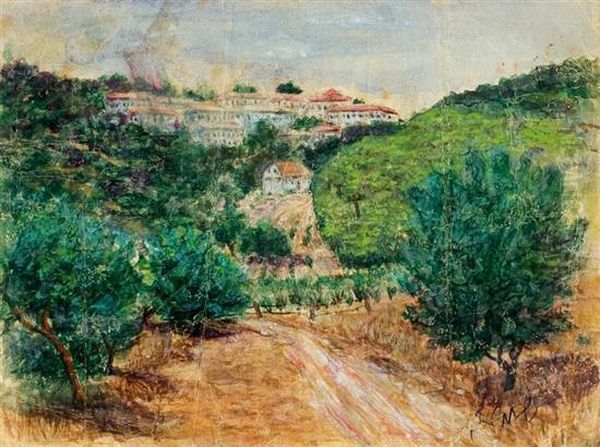 Landscape Oil Painting by Menachem Schmidt Shemi