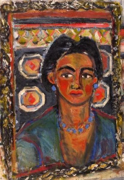 Portrait Of A Woman by Menachem Schmidt Shemi