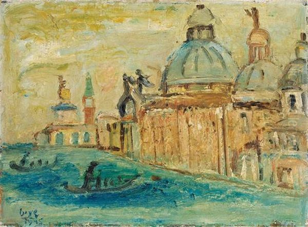 Venice Oil Painting by Menachem Schmidt Shemi