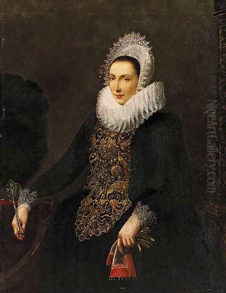 Portrait of a Lady Oil Painting by Nicolaes (Pickenoy) Eliasz