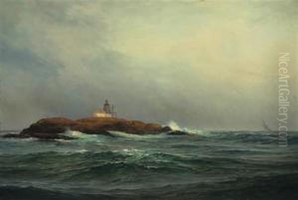 Coast Of Maine Oil Painting by Warren W. Sheppard