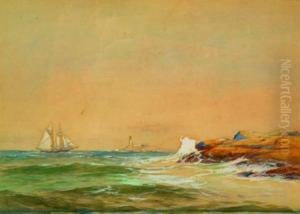 Seascape Oil Painting by Warren W. Sheppard