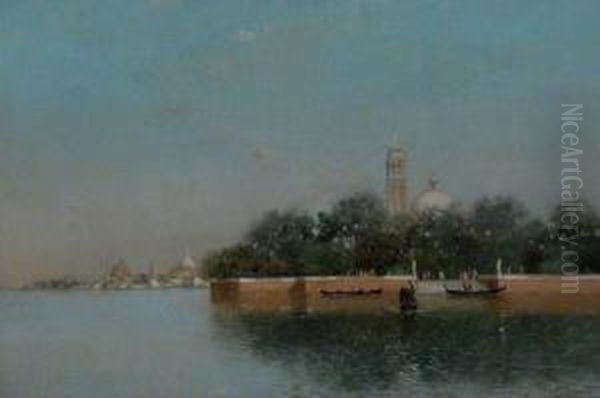 Venice Oil Painting by Warren W. Sheppard