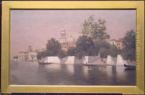 Venice Oil Painting by Warren W. Sheppard