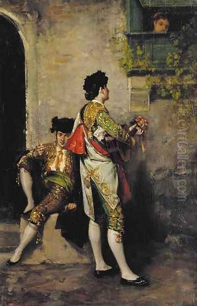 The Serenade Oil Painting by Rogelio De Egusquiza