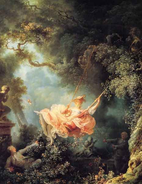 The Swing II Oil Painting by Jean-Honore Fragonard