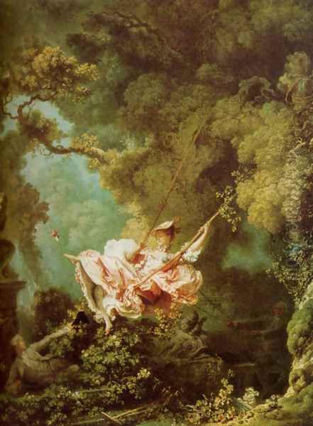 The Swing Oil Painting by Jean-Honore Fragonard