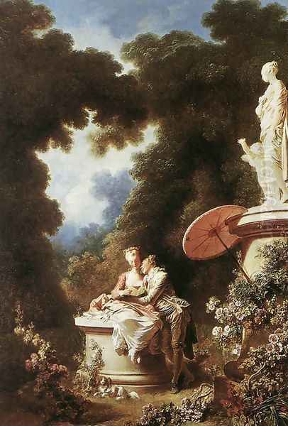 The Confession of Love 1771 Oil Painting by Jean-Honore Fragonard