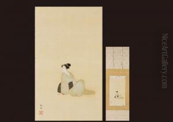 Thebeauty Oil Painting by Uemura Shoen