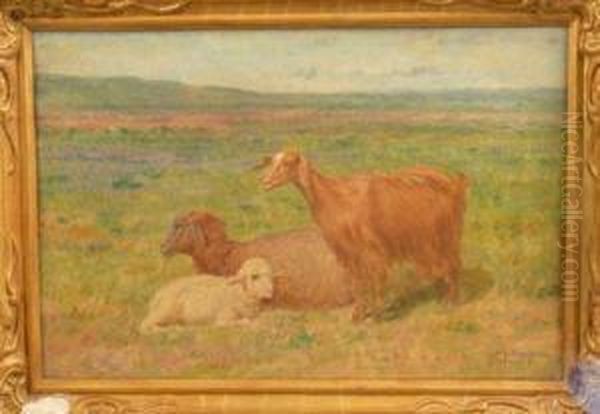 Amical Souvenir A Mlle Lucie Rigollet Oil Painting by John-Lewis Shonborn