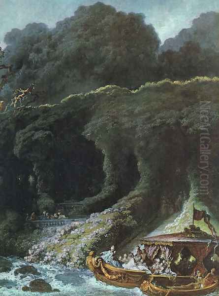 Fête at Rambouillet 1780 Oil Painting by Jean-Honore Fragonard