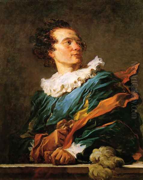 Portrait of Abbe de Saint-Non Oil Painting by Jean-Honore Fragonard